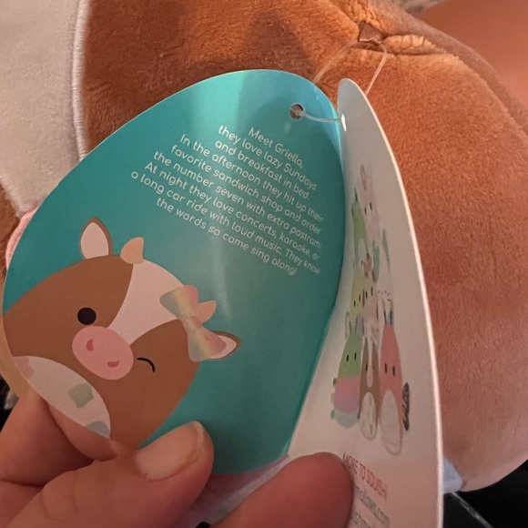 Squishmallows Other Griella Brown Cow Squishmallow Poshmark